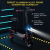 Topteng 12" Electric Scooter for Adults - Black: 2000W Motor, 40 mph Max Speed, 50 Mile Range - 3 of 4