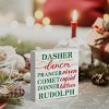 Christmas Decor Xmas Holiday Decorations Merry Christmas Party Decor for Home Desk Table Wood 5 x 5 Inch - 3 of 3