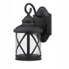 Chloe Lighting Milania Adora Transitional 1 Light Black Outdoor Wall Sconce 11" Height - 4 of 4