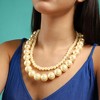 SOHI Women's Ivory White The Jackie Multi-Layer Necklace - 4 of 4