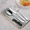 Angel Sar 24-Piece Stainless Steel Silverware Set with Steak Knives, Flatware Set for 4, Mirror Polished Cutlery Set, Dishwasher Safe - 2 of 4