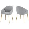 NicBex  Set of 2 Modern Upholstered Dining Chairs,Upholstered Bar Stools with Padded Seat for Kitchen,Living Room - 4 of 4
