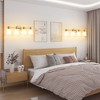 POWLIG Modern Vanity Light Fixture - Dimmable Bathroom Lighting with Cone Milk White Glass Shades - 4 of 4