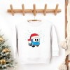 Leo the Truck Santa Hat Snow - Toddler Graphic Sweatshirt - 2 of 3