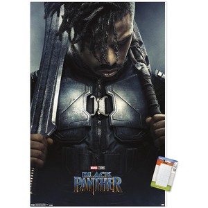 Trends International Marvel Cinematic Universe - Black Panther - Erik Killmonger One Sheet Unframed Wall Poster Prints - 1 of 4