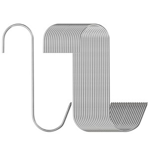 Unique Bargains 304 Stainless Steel S-shaped Butcher Hook Meat Hooks and Hangers - 1 of 4
