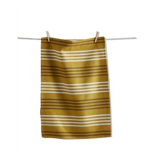 TAG Basket Weave Stripe Dishtowel Latte - 1 of 1