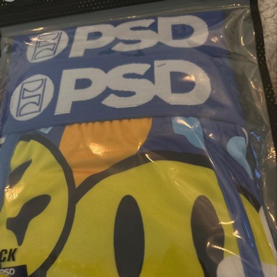 PSD Boys' 2pk 'Gummy Bears' Boxer Briefs - Gray/Blue M