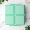 Unique Bargains 4-Cavity Square Ice Tray with Color-Matched Lid Hand Wash Only Silicone 4.72"x4.33"x2.17" 1 Pc - 2 of 3