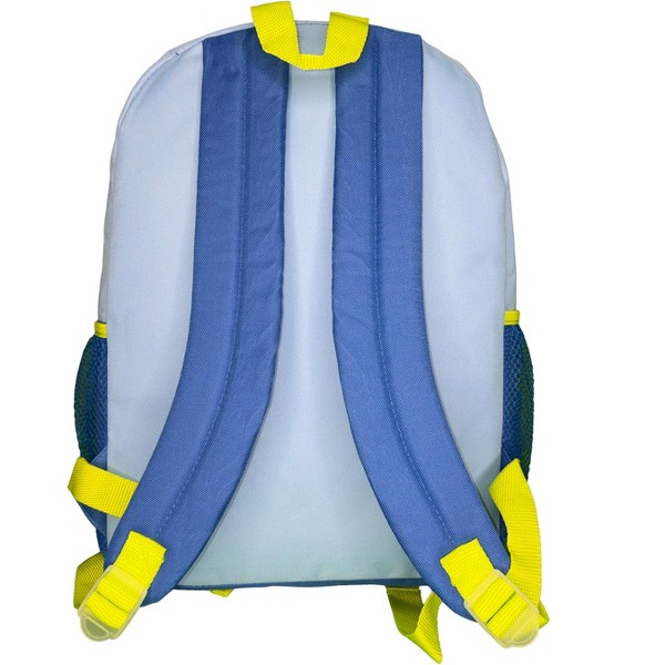 Mochila escolar de 16 pulgadas para niños de Bluey con Bingo a cuestas, de nailon azul, para niños y niñas de 3 años en adelante 6