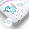 JumpOff Jo - 100% Cotton Fitted Crib Sheet, Super Soft, for Standard Crib Mattresses and Toddler Beds - 3 of 4