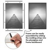 Americanflat 24x36 Poster Frame with Polished Front Cover, Set of 3, Slide-In Photo Frame with Buildable Molding, Fusion Collection, Black - 4 of 4