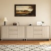 Heynemo Modern Storage Cabinet with 2 Doors, 3 Drawers & Framed Edge Design - 3 of 4