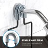 Aoibox Hanging Shower Caddy, Anti-Swing Overhead Organizer with Hooks for Towels and Sponge, Rustproof Matte Black Finish - 4 of 4
