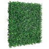vidaXL Artificial Shrub Leaf FenceÂ 24 pcs Green 19.7"x19.7" - 3 of 4