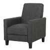 Darvis Recliner Club Chair: Compact, Upholstered, Tapered Legs - Christopher Knight Home - 2 of 4