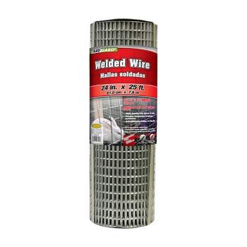 YardGard 14 Gauge Galvanized Welded Wire Fence with Mesh for Lawn, Small and Non Aggressive Animal Confinement, and Plant Care Products