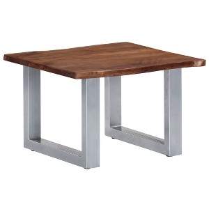 vidaXL Coffee Table Brown and silver - 1 of 1