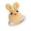 C&F Home Easter Yellow Knitted Bunny Rabbit Napkin Ring Set of 4 - 3 of 3