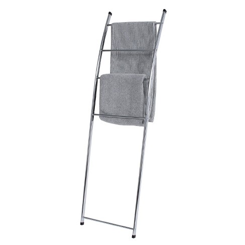 Leaning discount towel rail