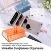 Unique Bargains Foldable 3-slot Travel Sunglasses Eyewear Organizer - 4 of 4