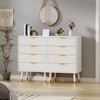 4 Drawer Dresser for Bedroom, Modern Closet Dressers Chest of Drawers, Wood Storage Dresser Chest Cabinet Organizer Unit - 2 of 4