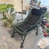 PAGED Camping Lounge Chairs with Adjustable Backrest,Outdoor Portable Chairs with Adjustable Foot Cup,Folding Recliner for Lawn,Beach - 2 of 4