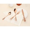 REGALWOVEN Stainless Steel Floral Flatware Set Silverware Set for 6 24 Piece - 4 of 4