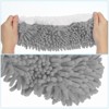 Unique Bargains Washable Multifunctional Floor Cleaning Chenille Mop Slippers - 3 of 4