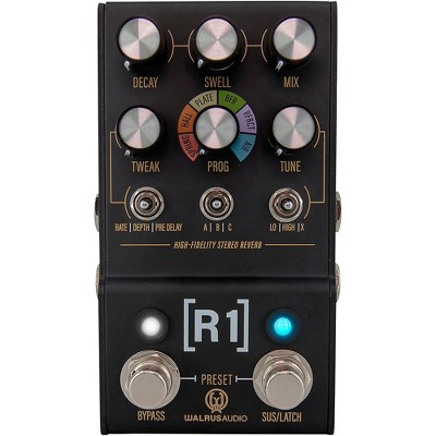 Walrus Audio MAKO Series R1 High-Fidelity Reverb Effects Pedal Black