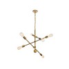 Elegant Lighting Axel 6 Lights Brass Pendant - 4 of 4