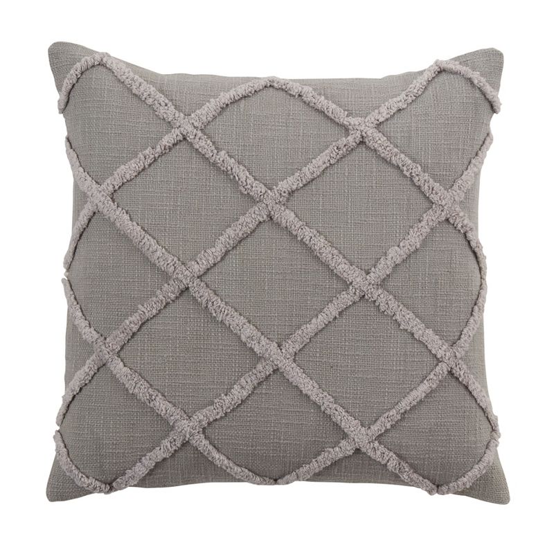 Saro Lifestyle Diamond Tufted  Decorative Pillow Cover, 1 of 5