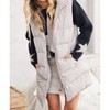 Women's Long Puffer Vest - BluIvy - 4 of 4