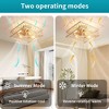 POWLIG 19.7-in White Gold Ceiling Fan with Light Kit Included - 3 of 4
