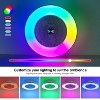 HUMHOLD 24" Bladeless Ceiling Fans with Lights and Remote/APP/Voice Control, Low Profile Ceiling Fan with RGB Lights White - 4 of 4