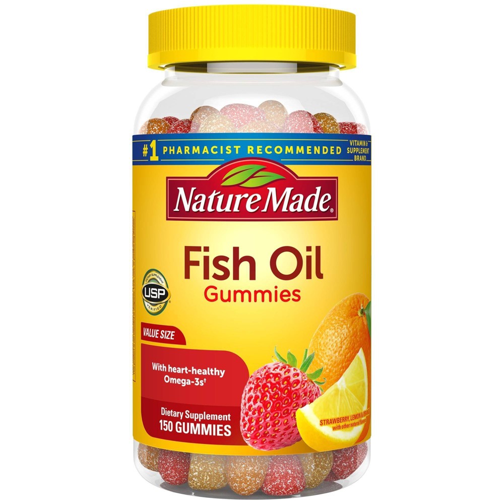 UPC 031604029197 product image for Nature Made Fish Oil Gummies - Omega 3s EPA & DHA - Strawberry, Lemon & Orange - | upcitemdb.com
