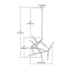 Elk Home Freeform 10 - Light Chandelier in  Dark Graphite - 2 of 3