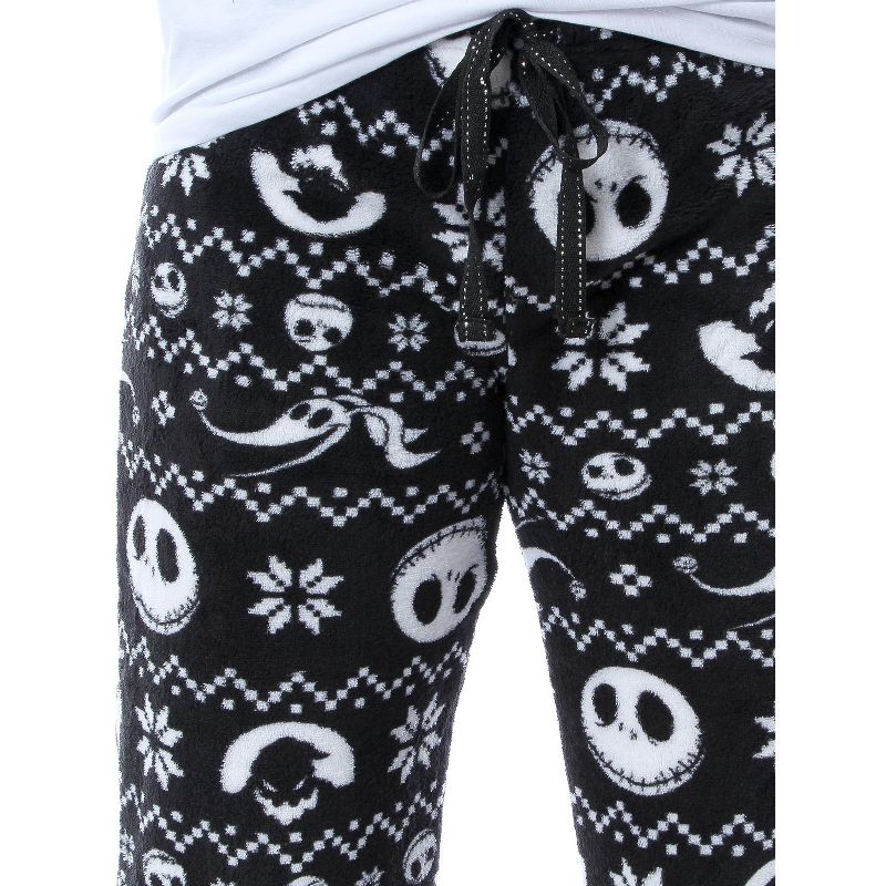The Nightmare Before Christmas Jack Skellington Plush Pajama Pants, 3 of 5