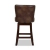 Jennifer Taylor Home Holmes 27" Tufted High-Back 360 Swivel Counter-Height Barstool - image 4 of 4