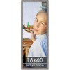 PosterPalooza | Panoramic Textured Black Picture Frame - UV Acrylic, Foam Board Backing, Hanging Hardware - 2 of 4