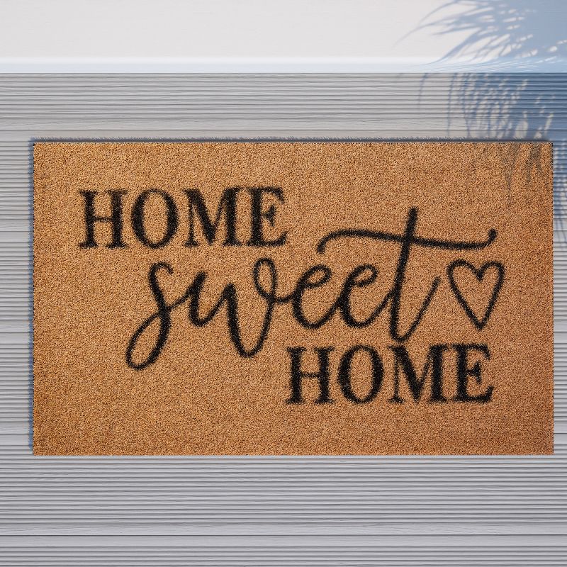 Emma and Oliver Weather Resistant Coir Doormat with Anti-Slip Rubber Backing for Indoor/Outdoor Use, 3 of 10