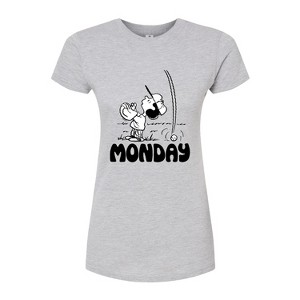 Women's - Peanuts - Lucy Monday Fitted Graphic T-Shirt - 1 of 4