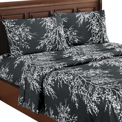 Collections Etc 4pc Foliage Sheet Set