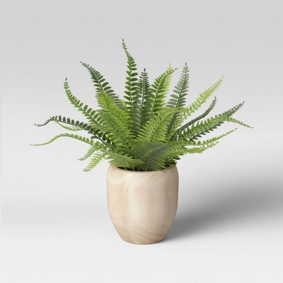 13" x 14" Artificial Fern Arrangement in Pot - Threshold™