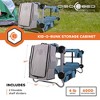 Disc-O-Bed Kid-O-Bunk Camping Cots Folding Storage Cabinet for Travel, Grey - 2 of 4