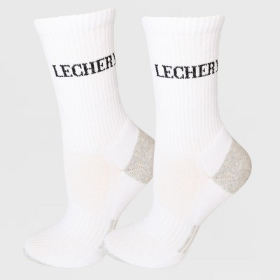 LECHERY Unisex Sports Crew Socks (1 Pair)