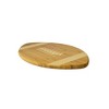 Slickblue Football Shaped Bamboo Cutting Board, 15” x 8.5” - Game Day Food Prep & Serving - 2 of 4