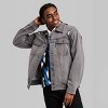 Adult Regular Fit Denim Jacket - Original Use™ Gray S - 2 of 3