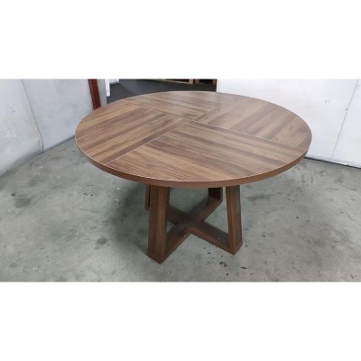 Round Dining Table for 4, 47 Inches Dining Room Table, Circle Kitchen Tables for Dining Room, Kitchen, Living Room(Table Only)