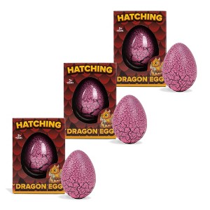 Class Collections Surprise Growing Dragon Hatch Egg Kids Novelty Toy - Pack of 3, Pink - 1 of 4
